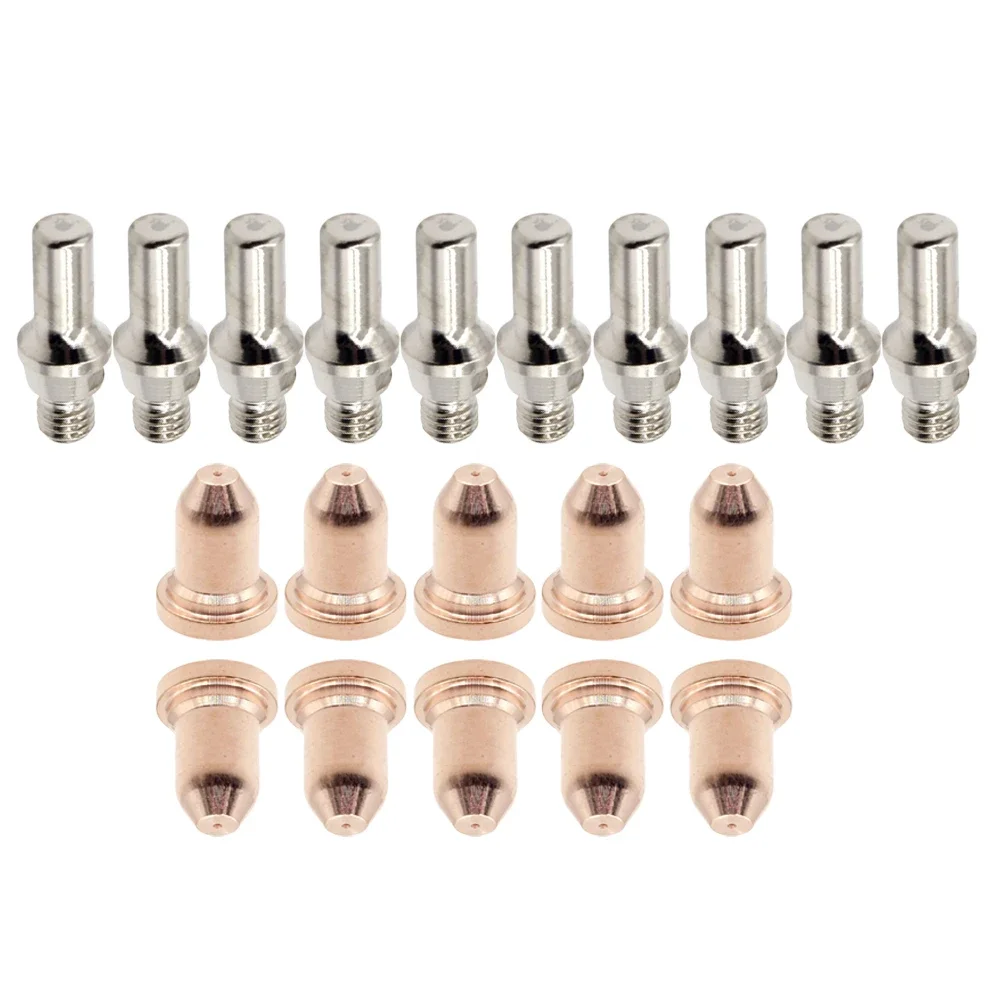 20pcs Plasma Cutter Electrodes KP2842-1 Tips KP2842-2 For Lin Coln LC25 Torch High Quality Cutting Machine Consumab