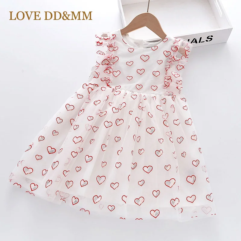 Платья для маленьких девочек LOVE DD &amp MM новинка 2022 летние детские хлопковые модные