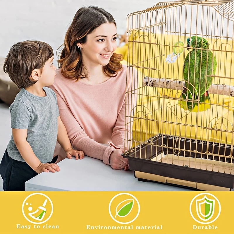 Bird Feeder Parrot Feeder 3 Packs Bird Fruit Holder Vegetable Treat Feeder Plastic Clips Cage Accessories Parakeets Hamsters