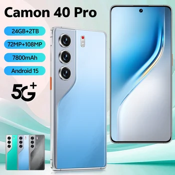 NEW HOT 2025 Camon 40 Pro 5G dual card dual standby 8000mAh battery 22GB 2TB global version Android 14 system 108MP 1