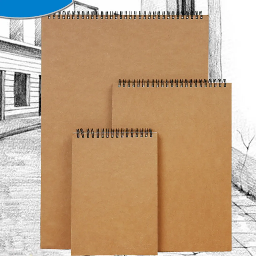 1Pcs A3 스케치북 프리미엄 드로잉 노트북 그림 그리기, 스케치, 낙서, 저널링, 예술가, 학생들을 위한 두꺼운 무산지
