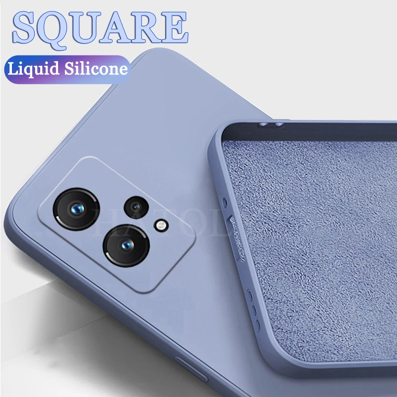 ForRealme9ProCaseOriginalLiquidSiliconeShockproofCaseFor