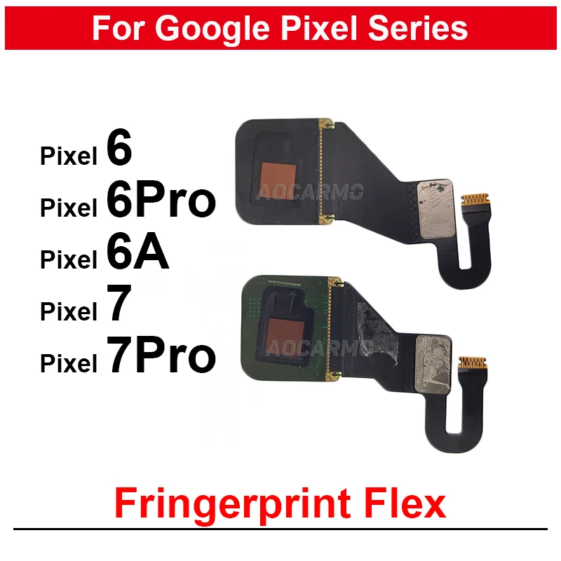 

Under The Screen Fingerprint Sensor Home Buttons Flex Cable For Google Pixel 6 7 Pro 6A 6PRO 7Pro 7A Replacement Part