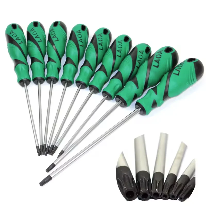 LAOA Torx Hexangular Screwdriver Bolt Driver Special Screwdrivers Torx Screwdriver Sets S2 Middle hole 1PC