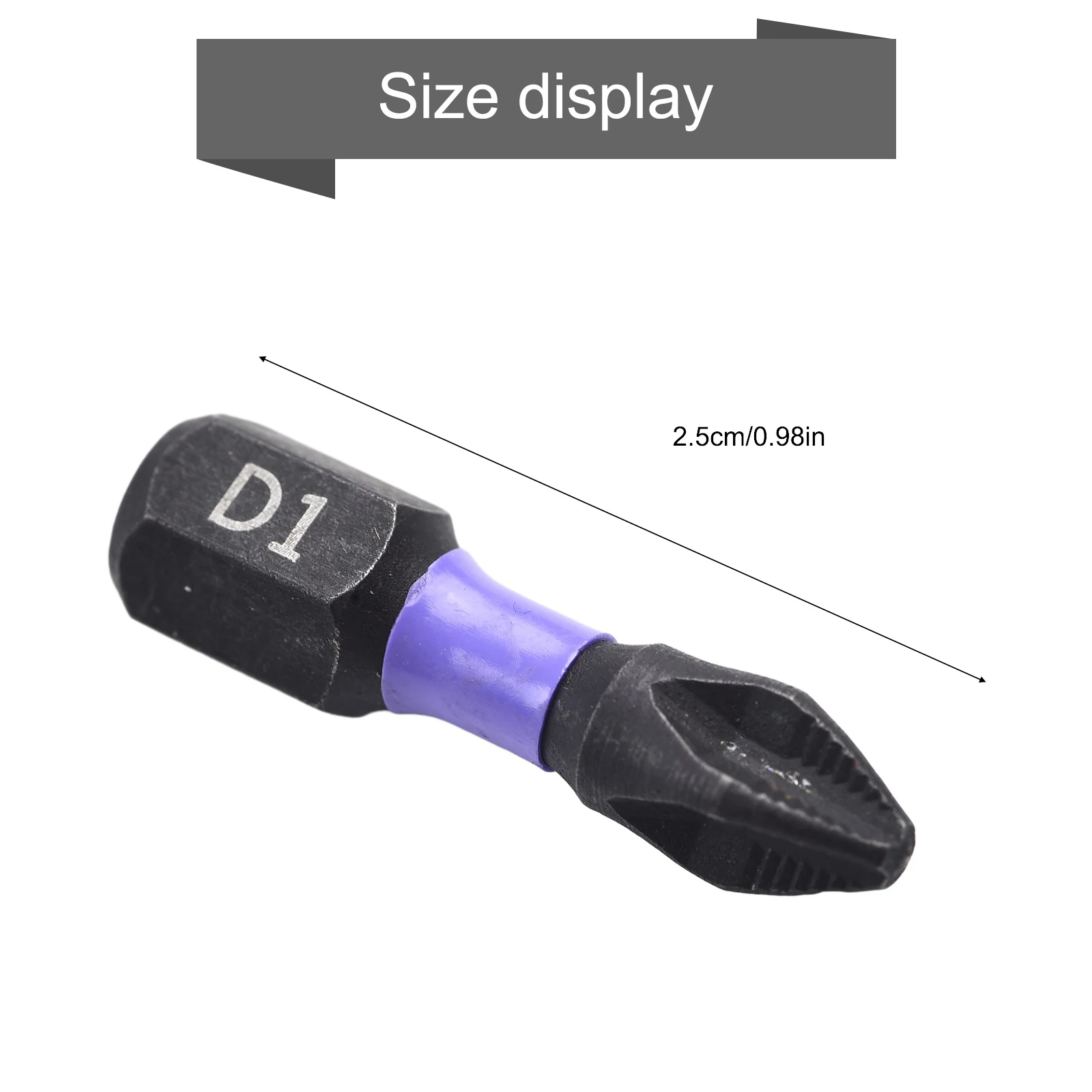 Description Picture 6 of item1pc Anti-slip Magnetic Screwdriver Bit For Electricians Electric Screwdriver Drill Bit Anti-rust Hand Tools Parts