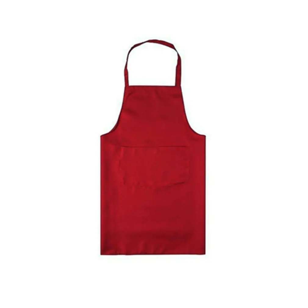 

Apron Cooking Kitchen Thicken Cotton Polyester Blend Anti-wear Anti Fouling Cooking Kitchen Restaurant Bib Aprons With Pockets