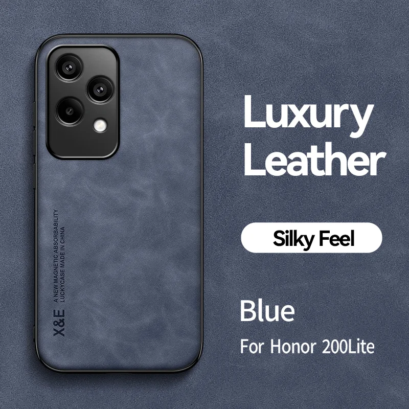 Luxury Magnetic Leather Soft Case for 5G Smartphones, 6.7 Cover