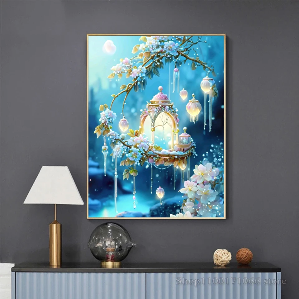 5D Full Diamond Painting on Clearance Landscape Lady In Garden DIY  Embroidery Set Home Decor Diamond Mosaic Kit Custom Photo - AliExpress