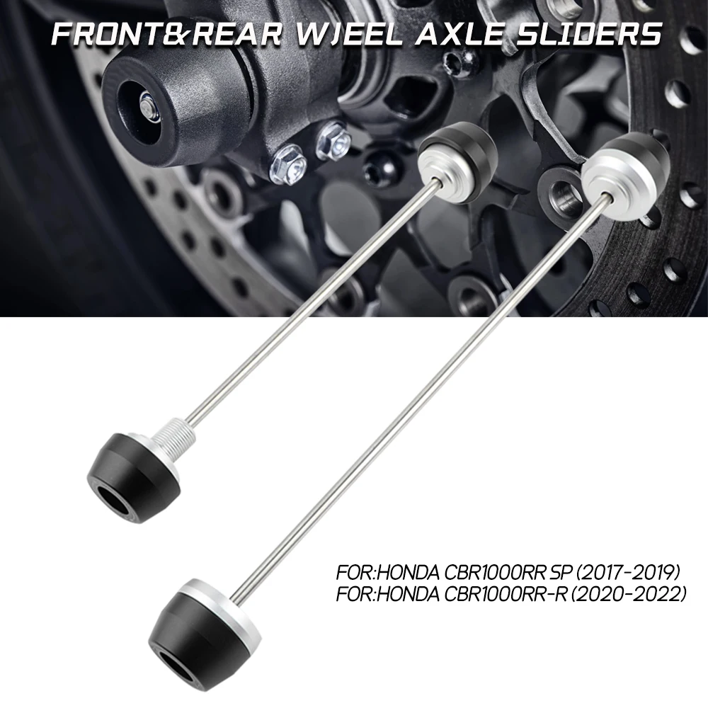 

For Honda CBR1000RR 2017-2019 CBR1000RR-R 2020-2022 CBR1000 RR Motorcycle Front&Rear Axle Fork Crash Sliders Wheel Protector