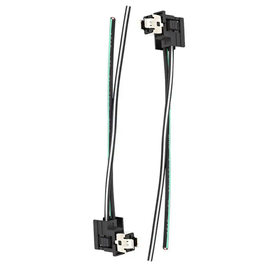Headlight Lamp Bulb Socket Wiring Harness Connector Plug Adapter Line 2Pcs For H1 Bulb