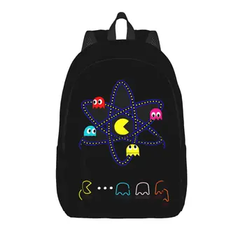 Zaino Pac-Man, Zaini Moderni da Uomo, Borse da Viaggio con Motivi, Zaini di Alta Qualità per la Scuola Superiore