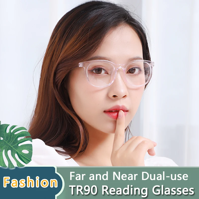 ProgressiveUltralightReadingGlassesfroWomenMultifocalBlueLightBlockingLensLightweight