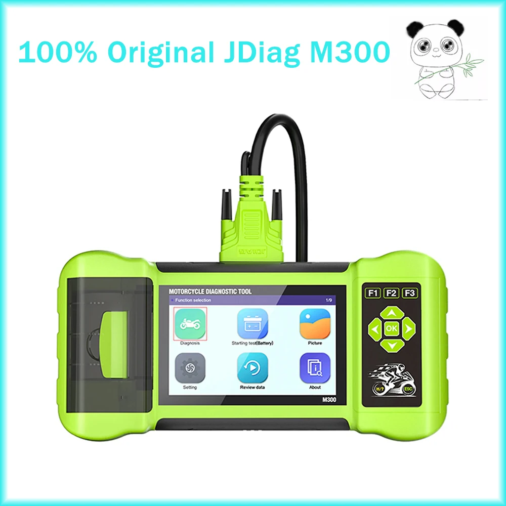 

2023 New JDiag M300 Motorcycle Diagnostic Scanner Helps the Technician to Diagnose Problems and Make Repairs Faster