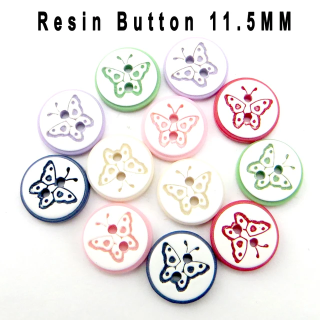 50Pcs Round Button Handmade Wooden Buttons For Crafts Natural Color Sewing  Hand Made Tags 2-Holes Decorative Button For Clothes