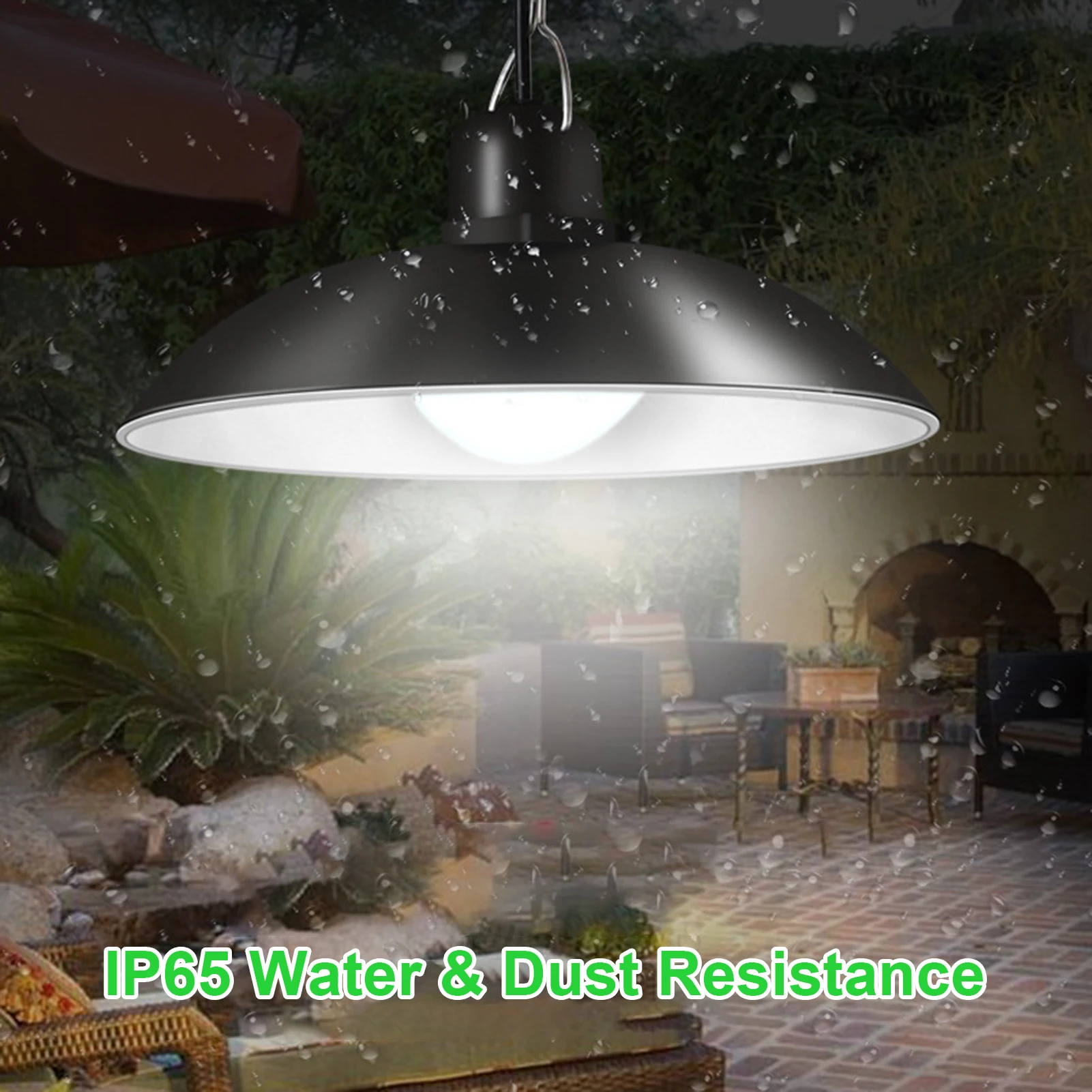 IP65 Double Head Solar Pendant Light Outdoor Indoor Solar Lamp With Line Warm White/White Lighting For Camping Garden Yard small solar lights