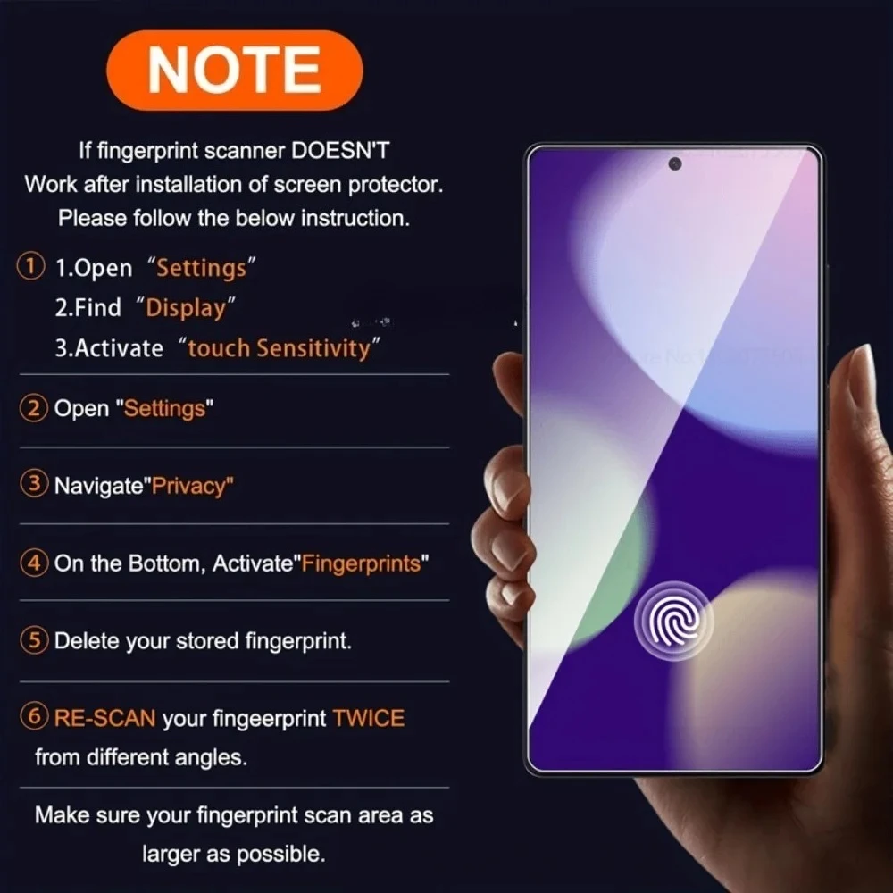 Premium 9H Tempered Glass Screen Protector with Easy Installation - 2025 Edition (3-Pack)