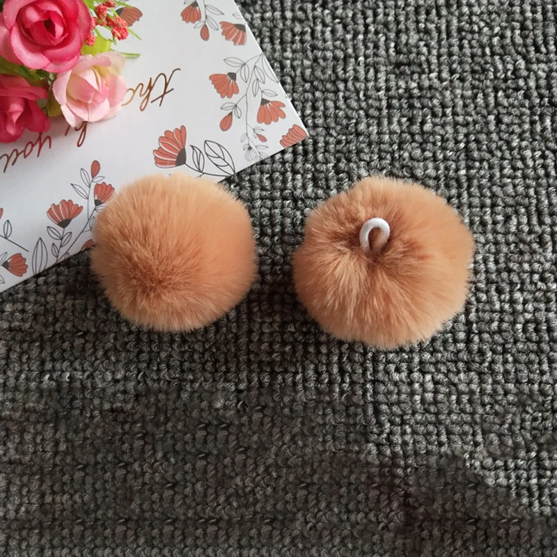 POM POMS 1 PK/100 BROWN