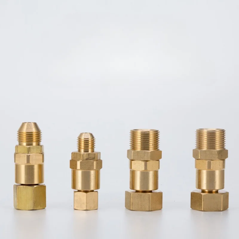 HighPressureWasherSwivelJointConnectorHoseFittingAllCopper