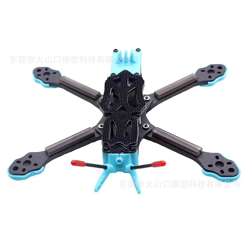 HSKRC APEX 5인치 풀 카본 파이버 랙 RC 레이싱 FPV 크로스오버 프리스타일 플라워 플라이, 낙하 저항성
