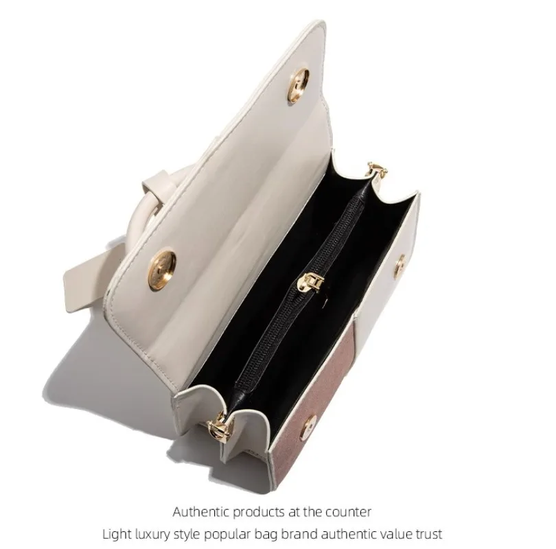 French retro women shoulder bag