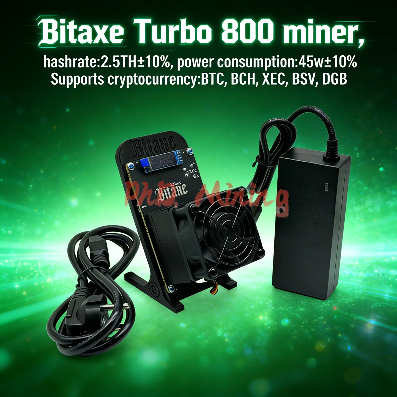 2026 Crypto BITCOIN Miner Bitaxe Solo gt 800 – Brand New 2.4T ±10% |  SHA-256 ASIC for BTC BCH BSV | Fast Delivery & Warranty - AliExpress