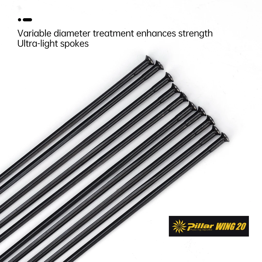 1Pcs Wing20 Spoke Straight Pull 266mm-306mm Without Spoke Nipple