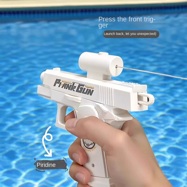 Funny Double-Sided Reverse Water Gun - Summer Prank Toy,Mini Tactical Water Sprayer for Kids & Adults, Pool Beach Water Fight 1