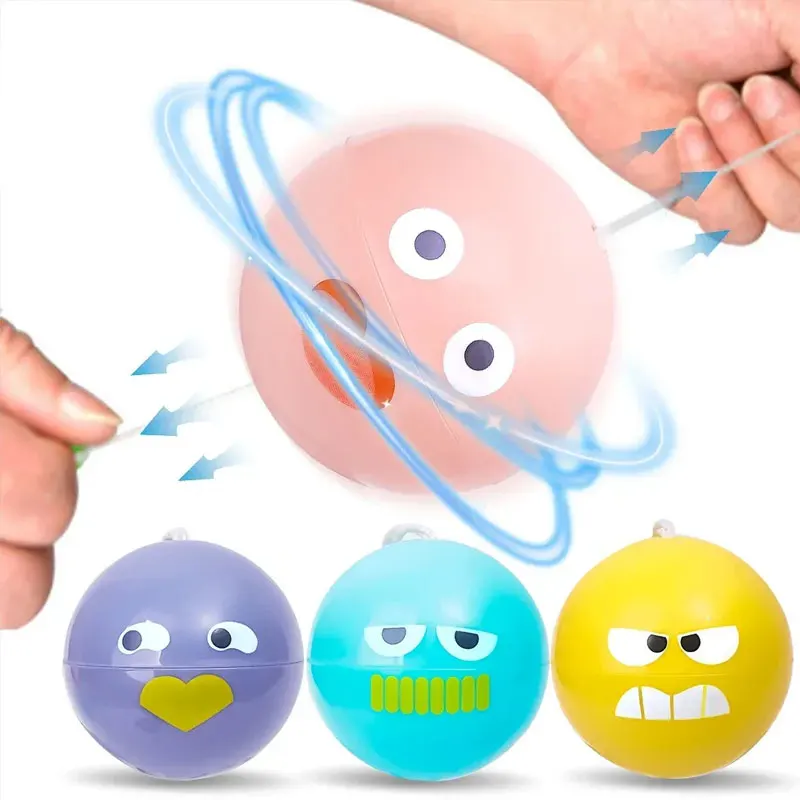 Luminous Whistle Ball Toys Funny Children Decompression hand-eye Coordinated Exercise Steel Ball Toys Childhood Puzzle Gifts
