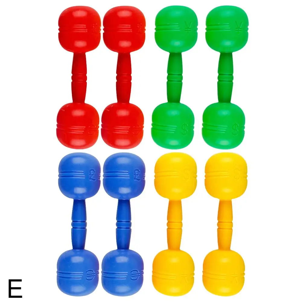 Plastic Dumbbells Children'S Sports Fitness Dumbbells Toys Fitness Equipment Children Toddler Barbell R9J0