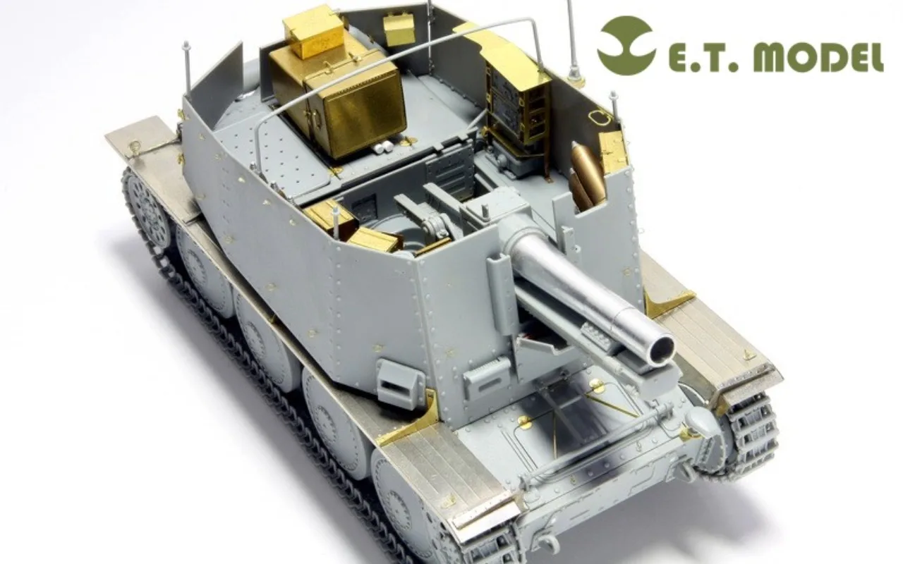 1/35 E.T.MODEL E35-005 2차 세계대전 독일군 Sd.Kfz.138/1 Ausf.H 그릴 포토 에칭 세트(드래곤 6470용)