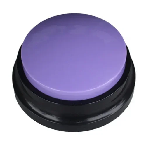 Recordable Talking Pet Sound Button for Communication Training and Interactive Play