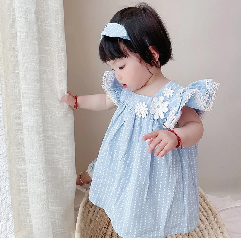 Verão do bebê para meninas terno roupas infantis coreano sem mangas  superior + flor bud pp calças kawaii algodão infantil da criança roupas da  menina - AliExpress