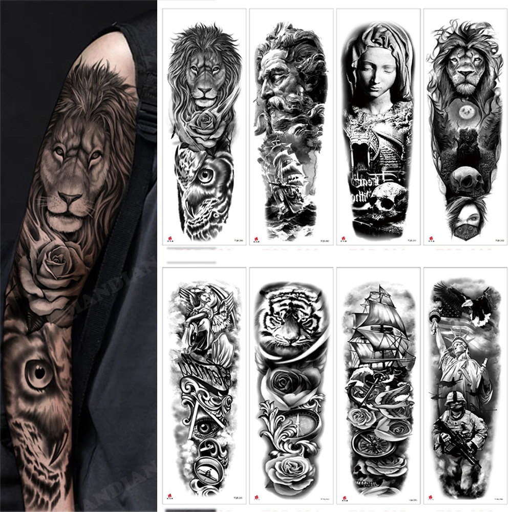 4 PAIRES COMPRESSION Refroidissement Tatouage Couvrant Anti-uv Manche