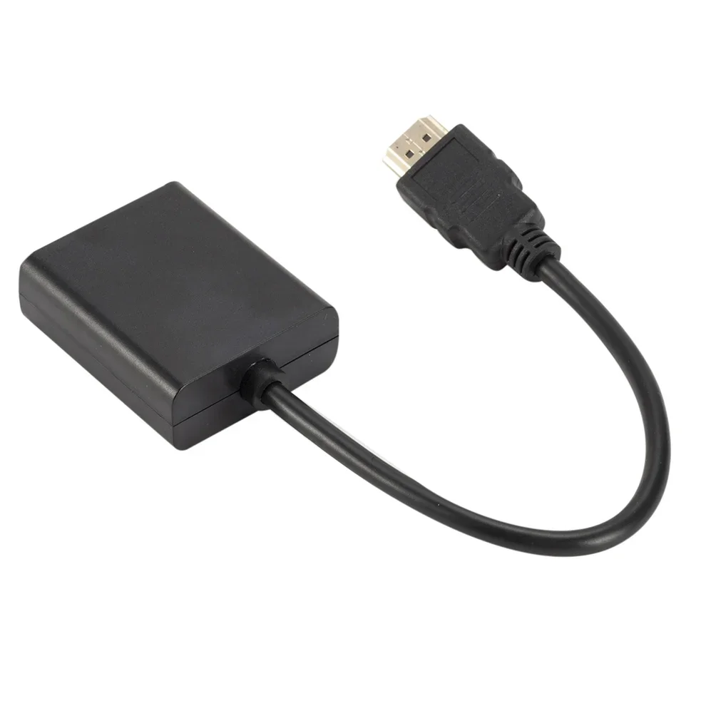 Adapter HDMI-compatible TO VGA With Audio HDTV Male To VGA Female Converter Port