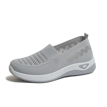 Fashionable casual single shoes, breathable and comfortable women's shoes, sports vulcanized shoes, flat shoes