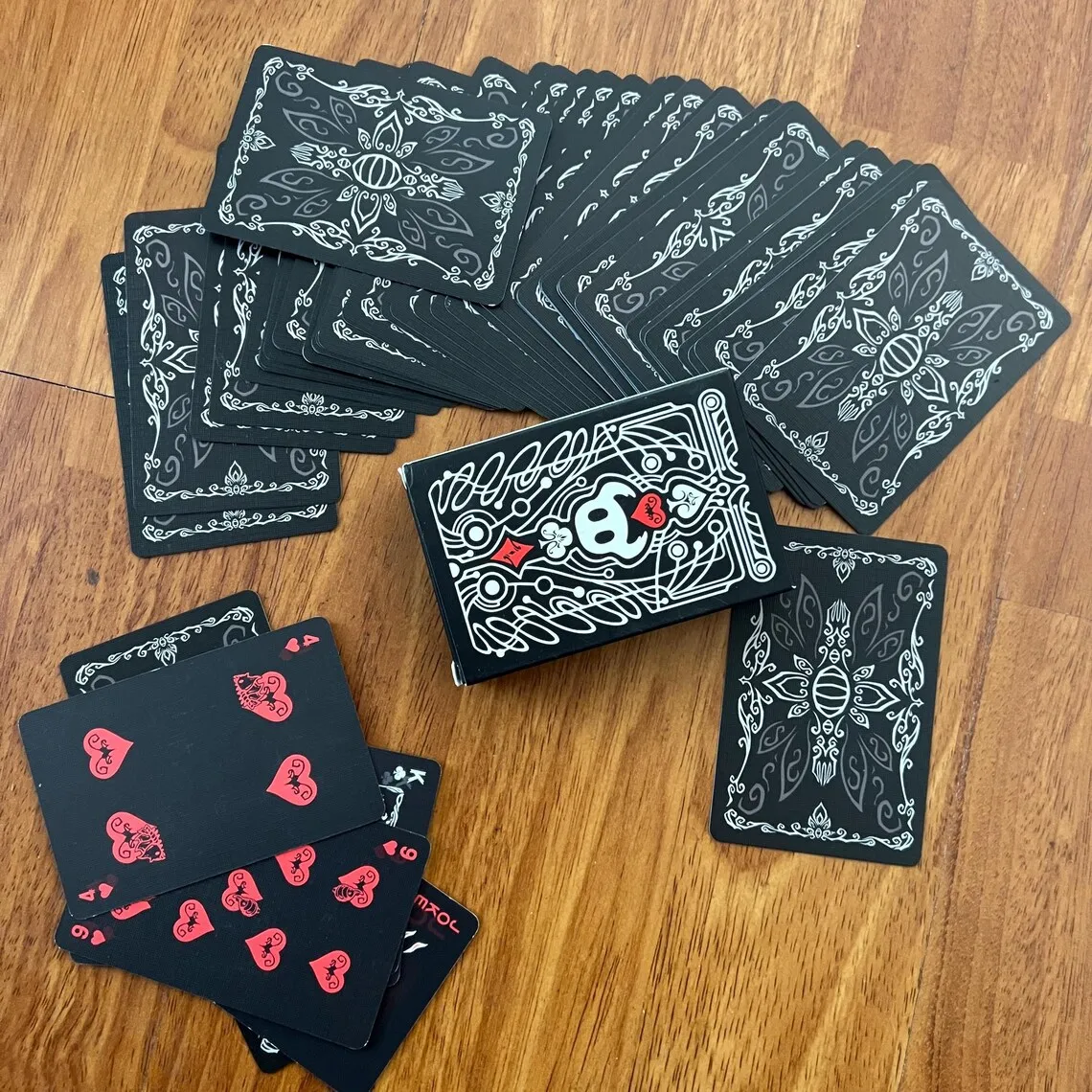 Hollow Knight Standard Tabletop Poker Card Set Black and White Playing Card Game Card Group Portable Creative Board Game Gift