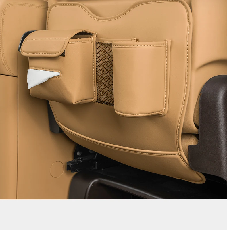 Multi functional seat anti kick pad For DENZA D9 2023-2025 Seat back tissue stor
