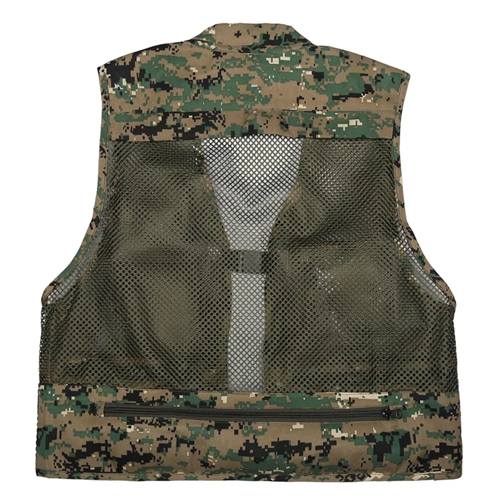 Fishing Photography Vest Summer Multi Pockets Mesh Jackets Waterproof Quick Dry Waistcoat Detachable Outdoor Life Jacket fly fishing vest fishing vest