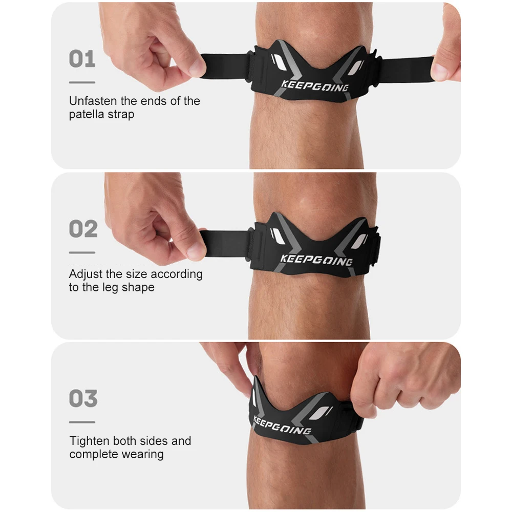 Genouillère Rotulienne Néoprène - Soutien & Compression 360°