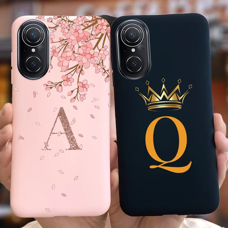 Чехол для Huawei Nova 9 SE, Новый Модный чехол с короной и надписью для Huawei Nova 9 Pro Nova9, задняя крышка, мягкий силиконовый чехол для телефона, бампер