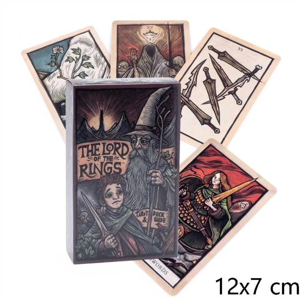 The Lord of The Rings Tarot Card 12x7 Cm Depicts Fan-favorite