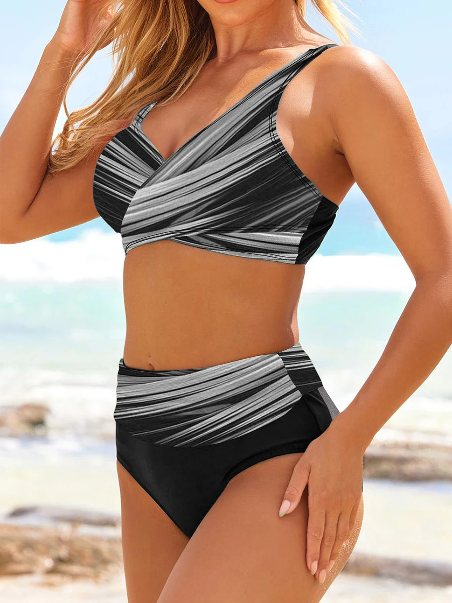 Push-Up Halter Bikini Swimsuit