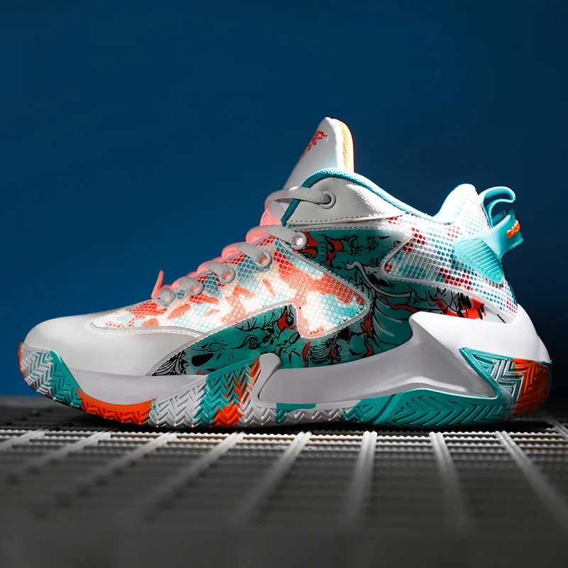 Men & Women Basketball Shoes Breathable Sports Training Basketball Shoes