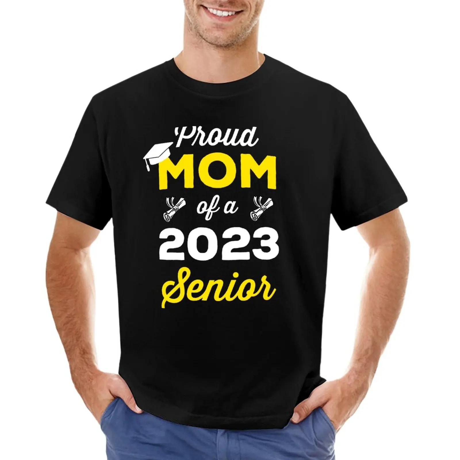 

Proud Mom Of A 2023 Senior T-Shirt sublime heavyweights tops men t shirts
