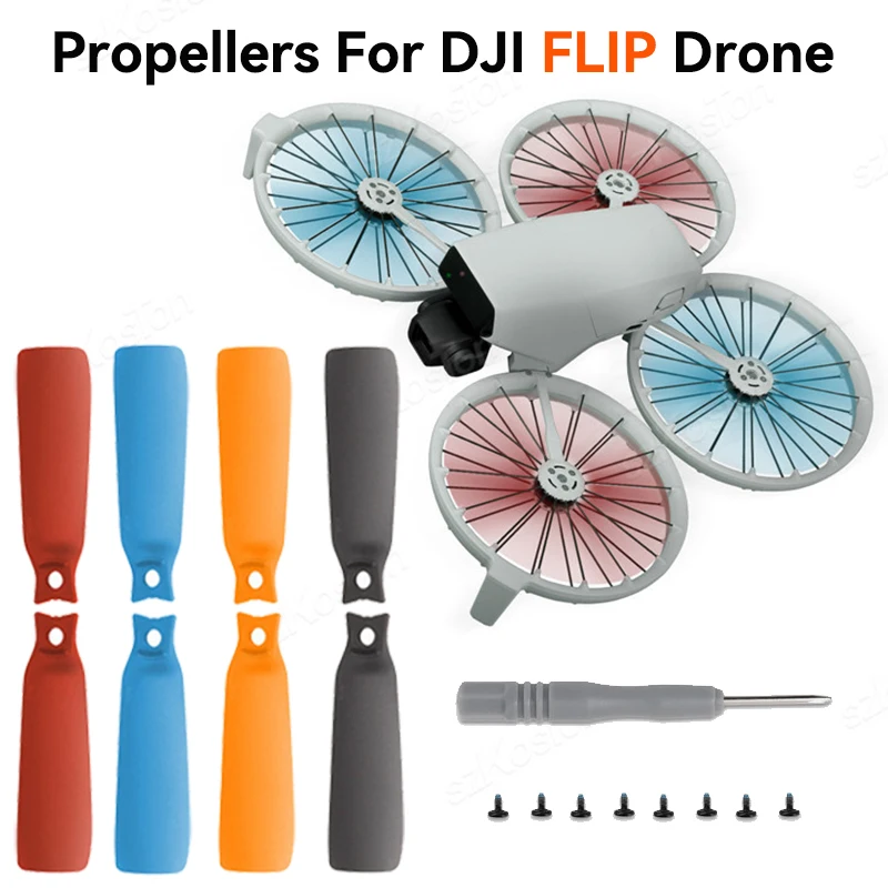 Propeller Drone Blade Light Weight Quick Release Props Blade Screw Wing For DJI FLIP Drone Accessories 8 PCS