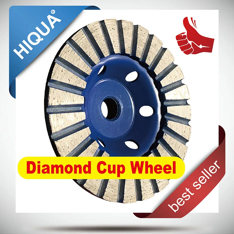 

4" Grinding Cup Wheels ,Stone Grinding Wheel, 100XM14 Diamond Turbo Cup Cutting Wheel, Concrete Beton Polishing Wheel.