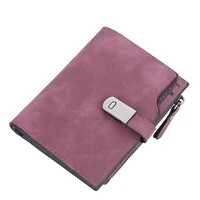 New Fashion Women Wallets Short Magnetic Buckle Top Quality Card Holder Female Purse Zipper Wallet For Small Wallet for Girl 1
