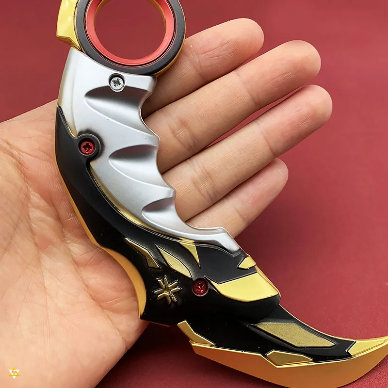Valorant Melee Weapon Metal Model Championships Karambit / EP5 Claw Knife/ Prime Vandal Knife /jett Kunai /XER&Oslash;FANG Toy