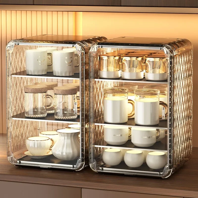 Transparent Cosmetic Box Makeup Jewelry Drawer Desktop Multifunctional Organizer Home Storage Box Light LuxuryCosmetic Organizer 6