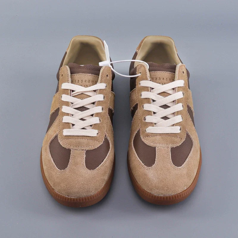 Men's and women's shoes, summer versatile shoes, genuine leather sports retro casual fashion shoes